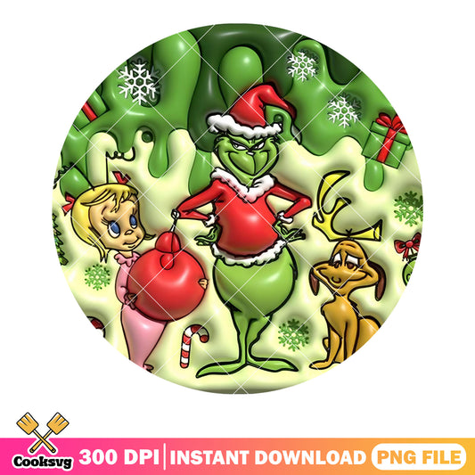 Christmas cookies gifts png, santa claus costume png, the grinch png