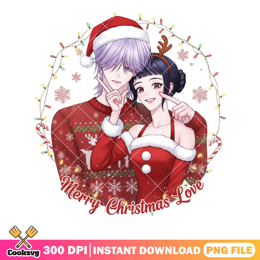 Christmas couple png, kpop demon hunters png, mystery saja boys png