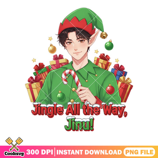 Christmas elf gifts png, christmas costume​ png, saja boys png