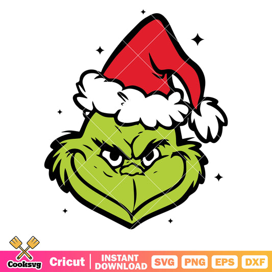Christmas in my grinch head era svg