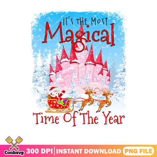 Christmas magical time of the year png