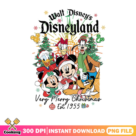 Christmas mickey walt disney disneyland png