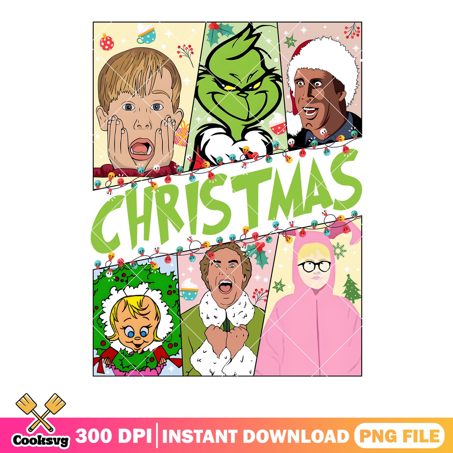 Christmas movie comic png, buddy the elf png, kevin mccallister png