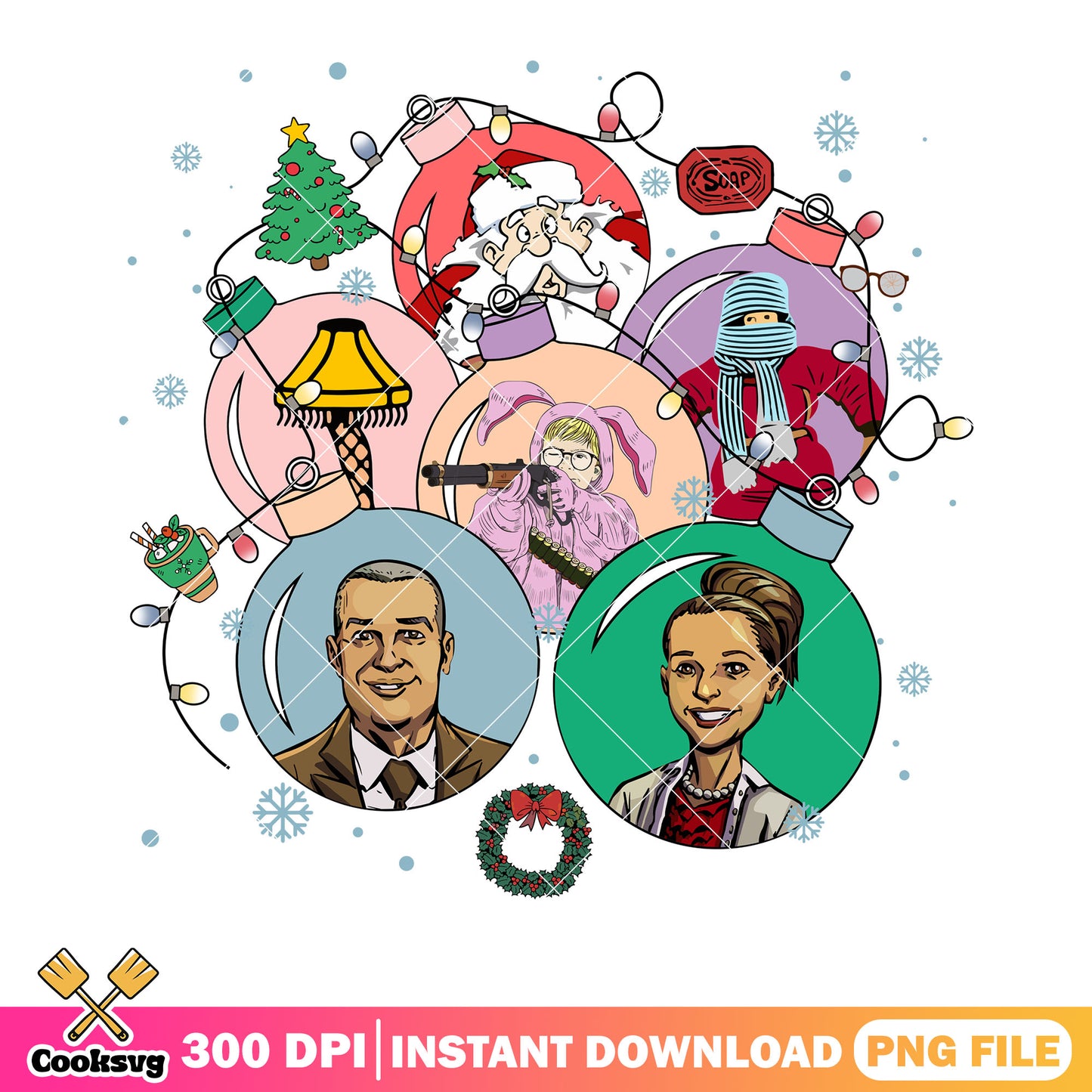 Christmas santa claus png, a story christmas png, christmas movies​ png