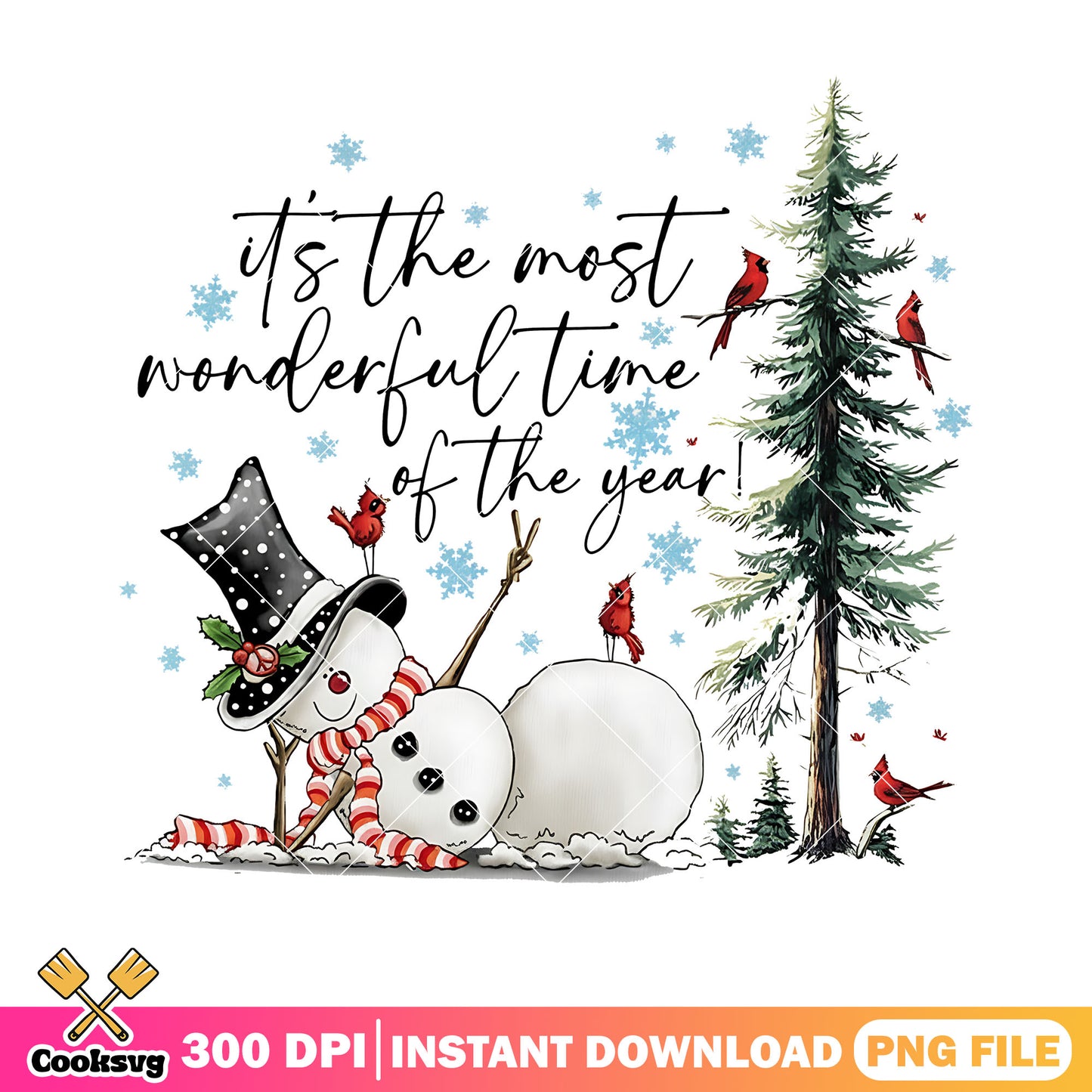 Christmas snowman png, holly berries leaves png, christmas​ tree png