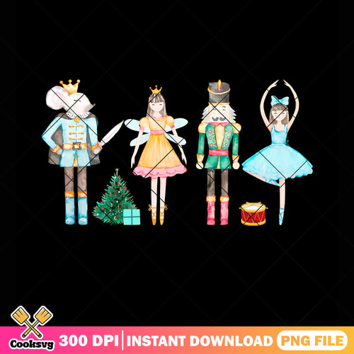 Christmas toy and tree png, christmas gifts png, the mouse king png