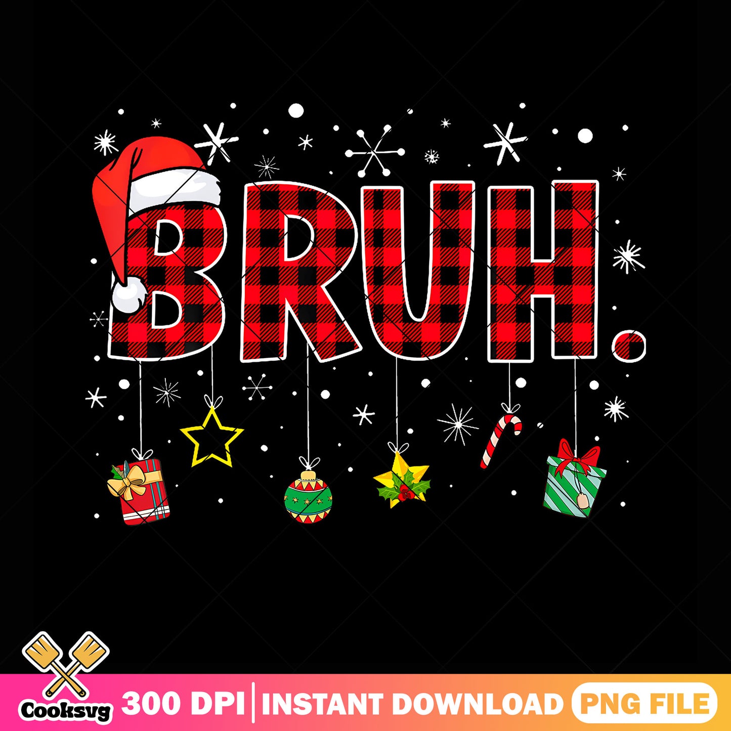 Christmas with bro bruh png, merry christmas png, santa hat png