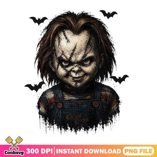 Chucky Good Guys Horror Doll PNG, Halloween PNG, Horror PNG