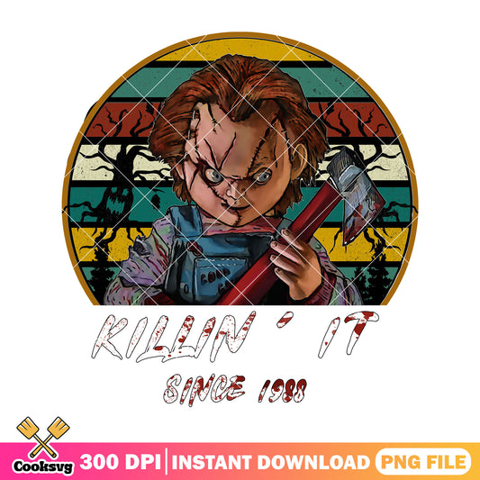 Chucky image  horror png, halloween movie png, horror characters png