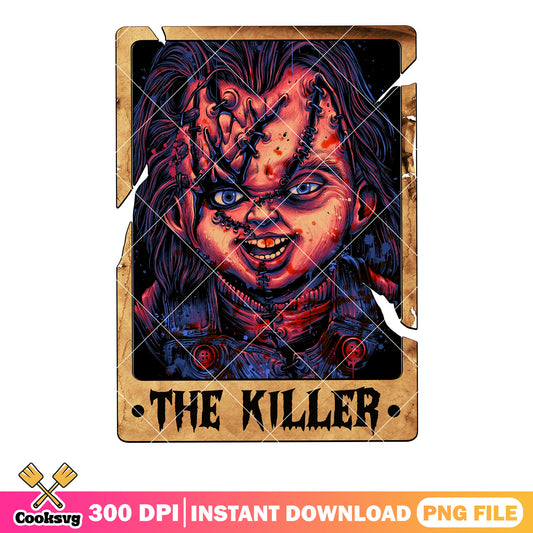 Chucky the lord killer png, creepy art png, childs play movies png