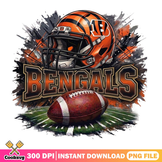 Cincinnati Bengals PNG, NFL Football Team, Bengals Helmet PNG