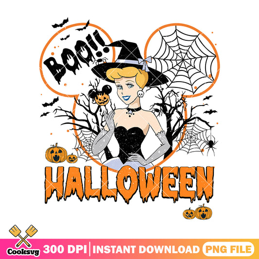 Cinderella princess halloween png, halloween costume png, disney art png