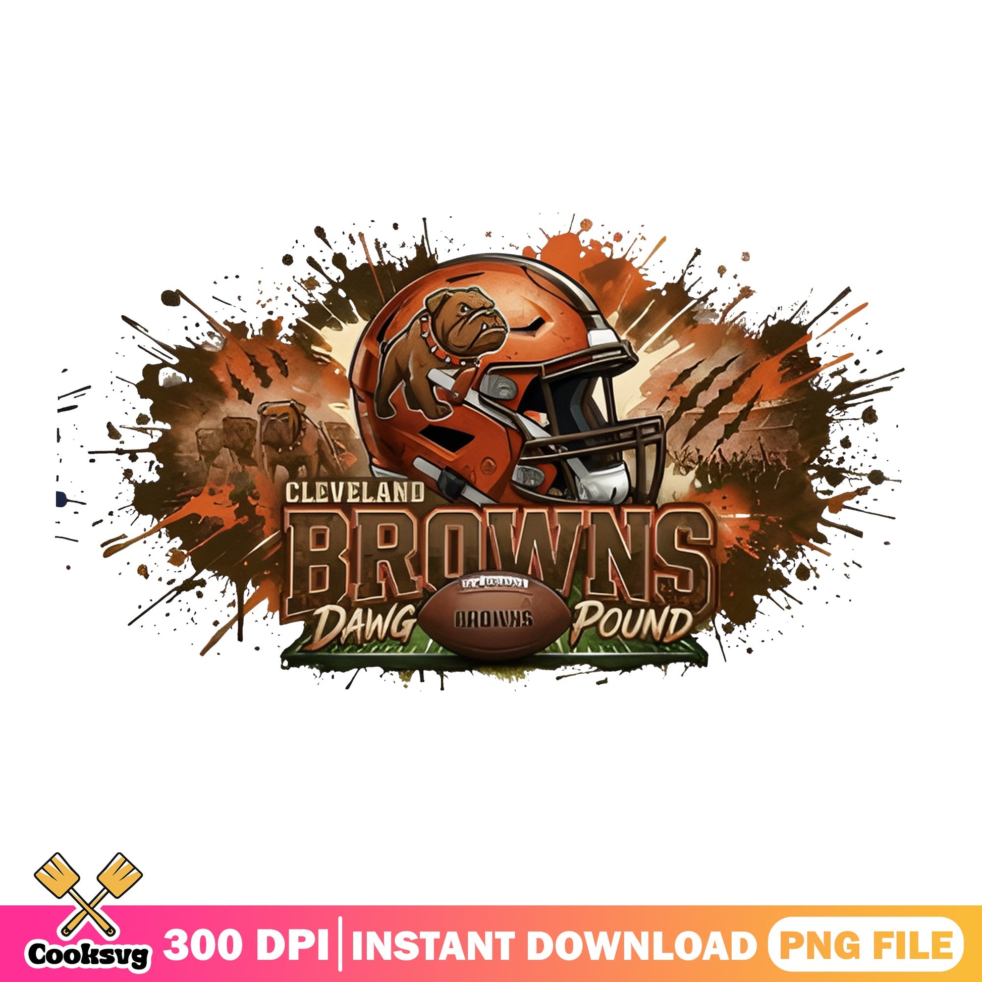 Cleveland Browns Dawg Pound PNG, NFL Football PNG, Browns PNG