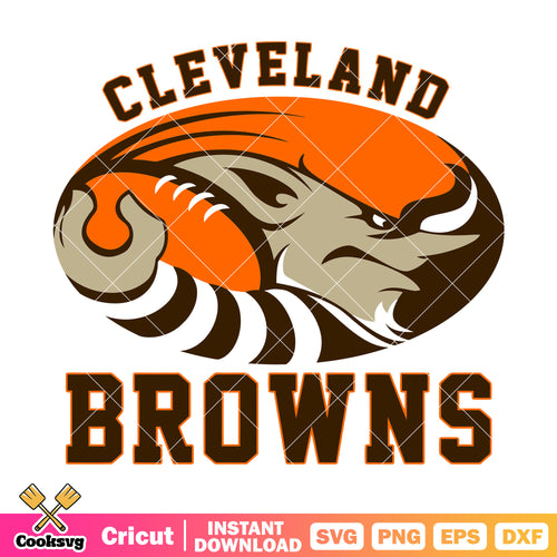 Cleveland browns nfl team svg, afc north svg, nfl football team svg