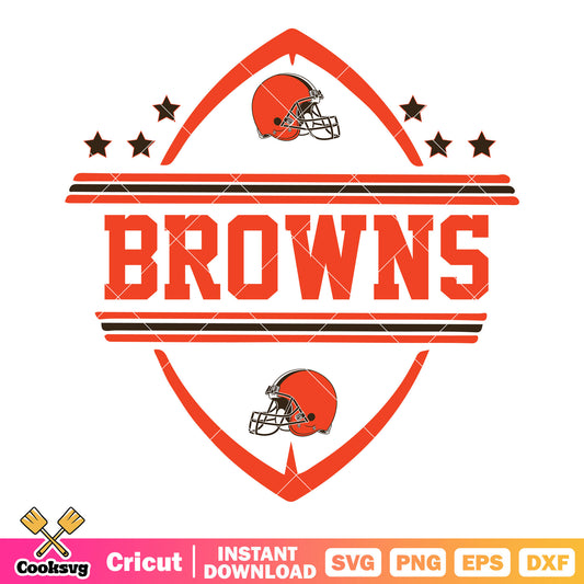 Cleveland usa football svg, cleverland browns​ svg, rugby helmet svg