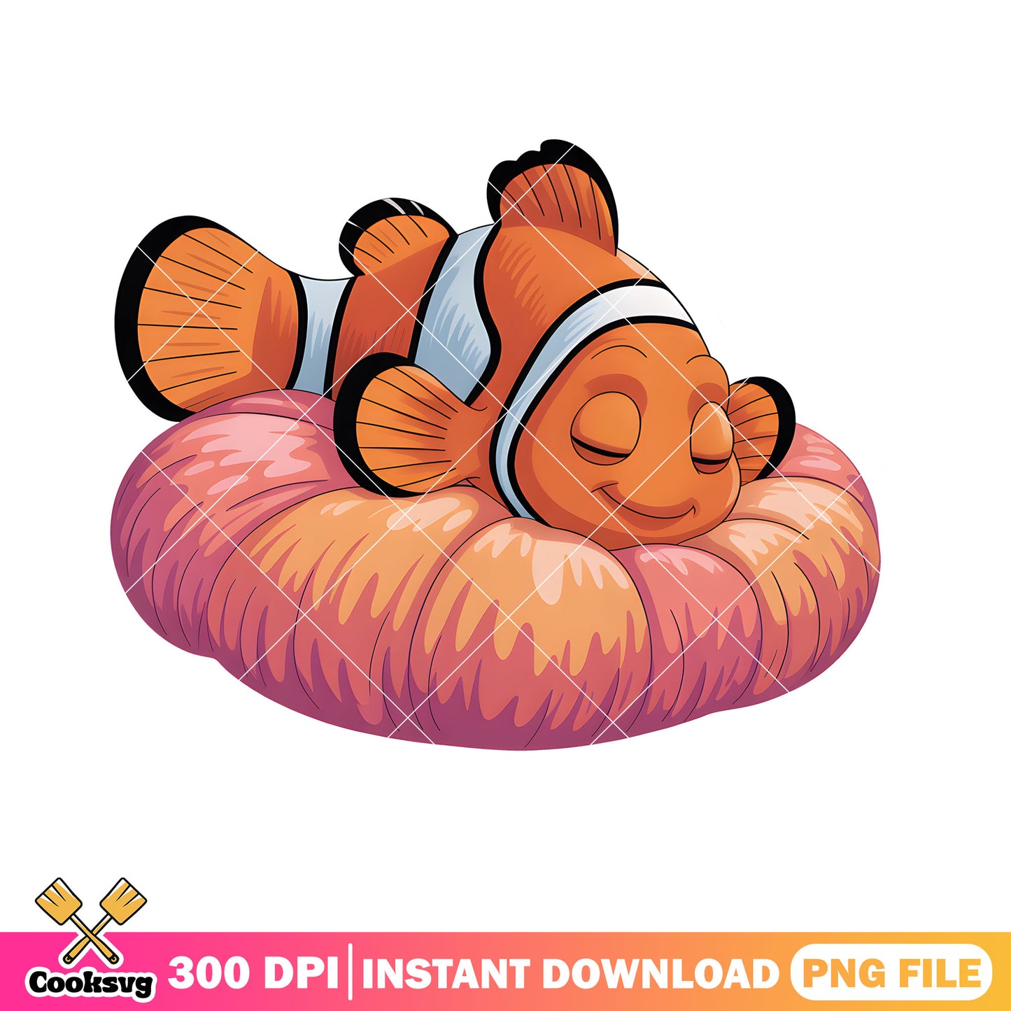 Clownfish in the coral png, walt disney world​ png, finding nemo png