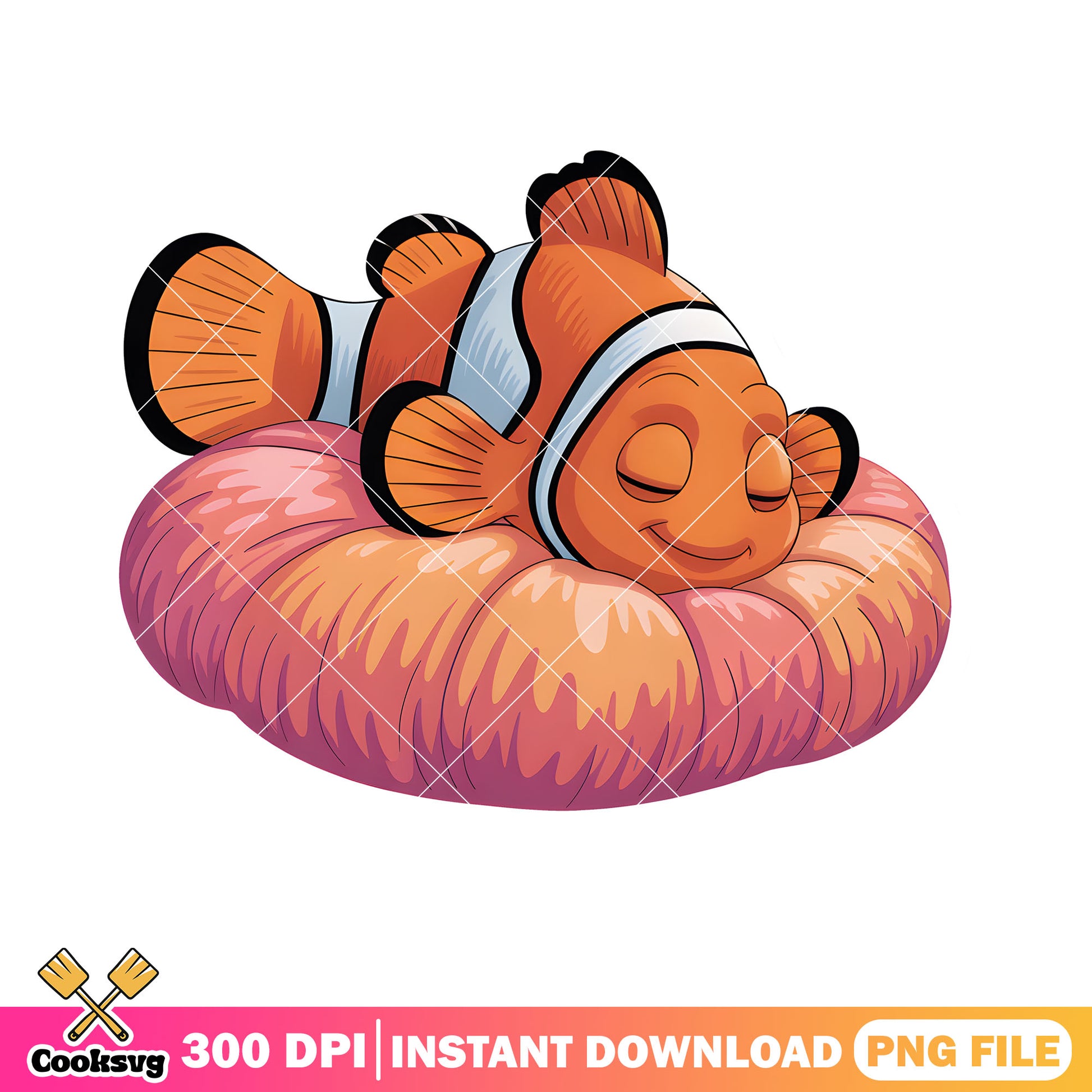 Clownfish in the coral png, walt disney world​ png, finding nemo png