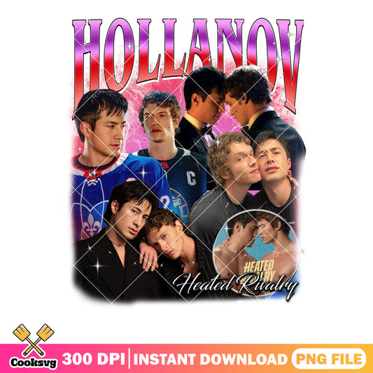 Connor Storrie Bootleg 90s Vintage png, hockey romance png, hollanov png