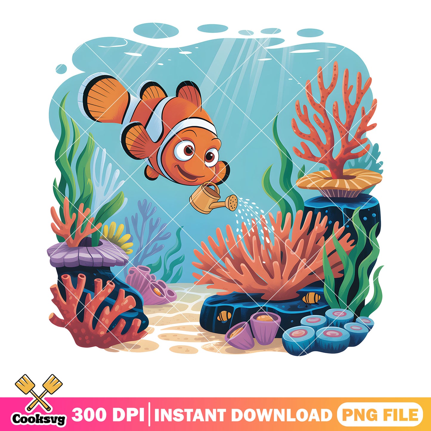 Coral home of marlin png, clownfish marlin​ png, disney poster png