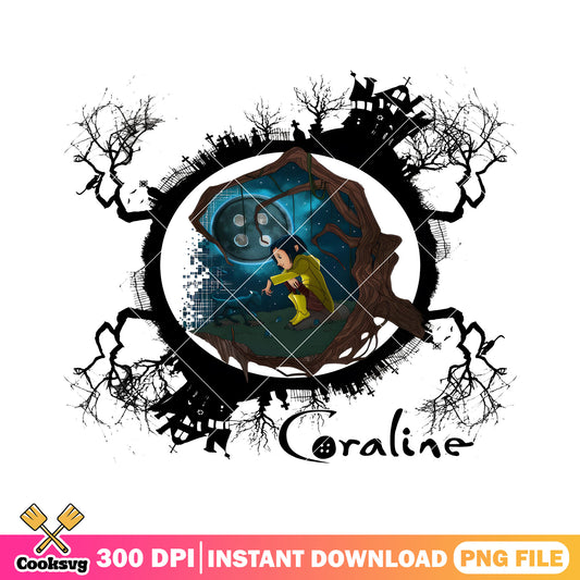 Coraline and cat design png, coraline cat​ png, coraline costume​ png