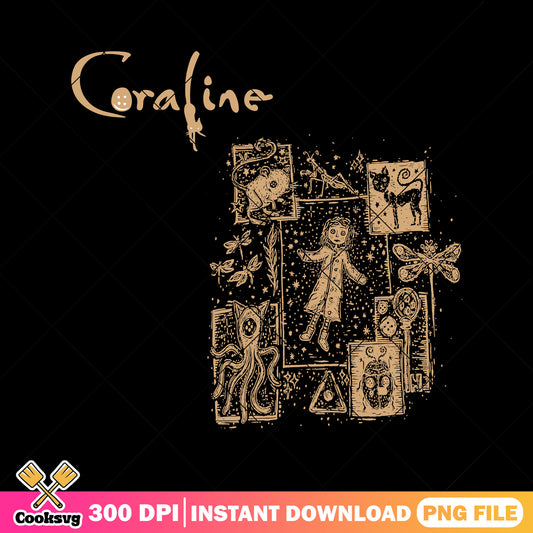 Coraline mystic thing png, coraline doll​ png, coraline movie​ png