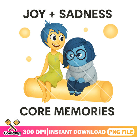 Core memories png, joy inside out png, sadness inside out png