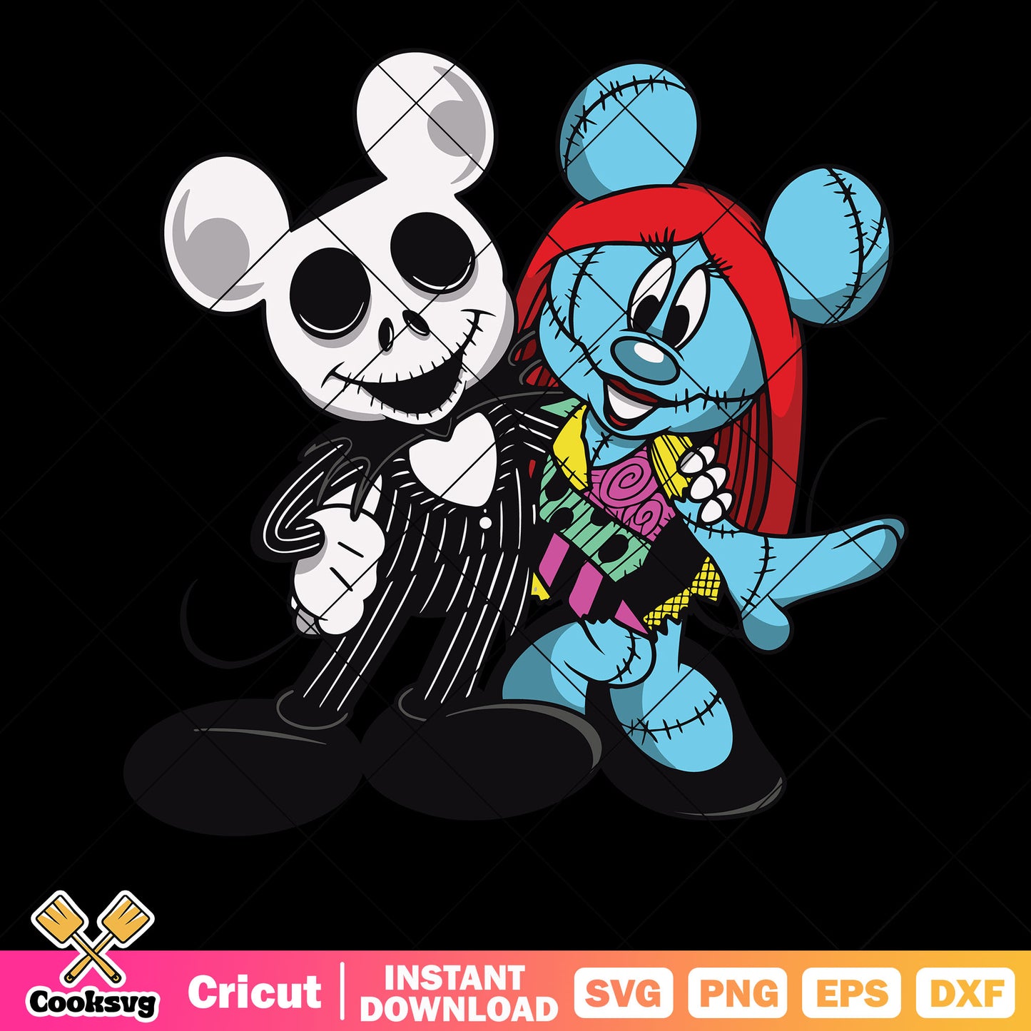 Costume Jack skelington svg, mickey mouse svg, Minnie mouse svg