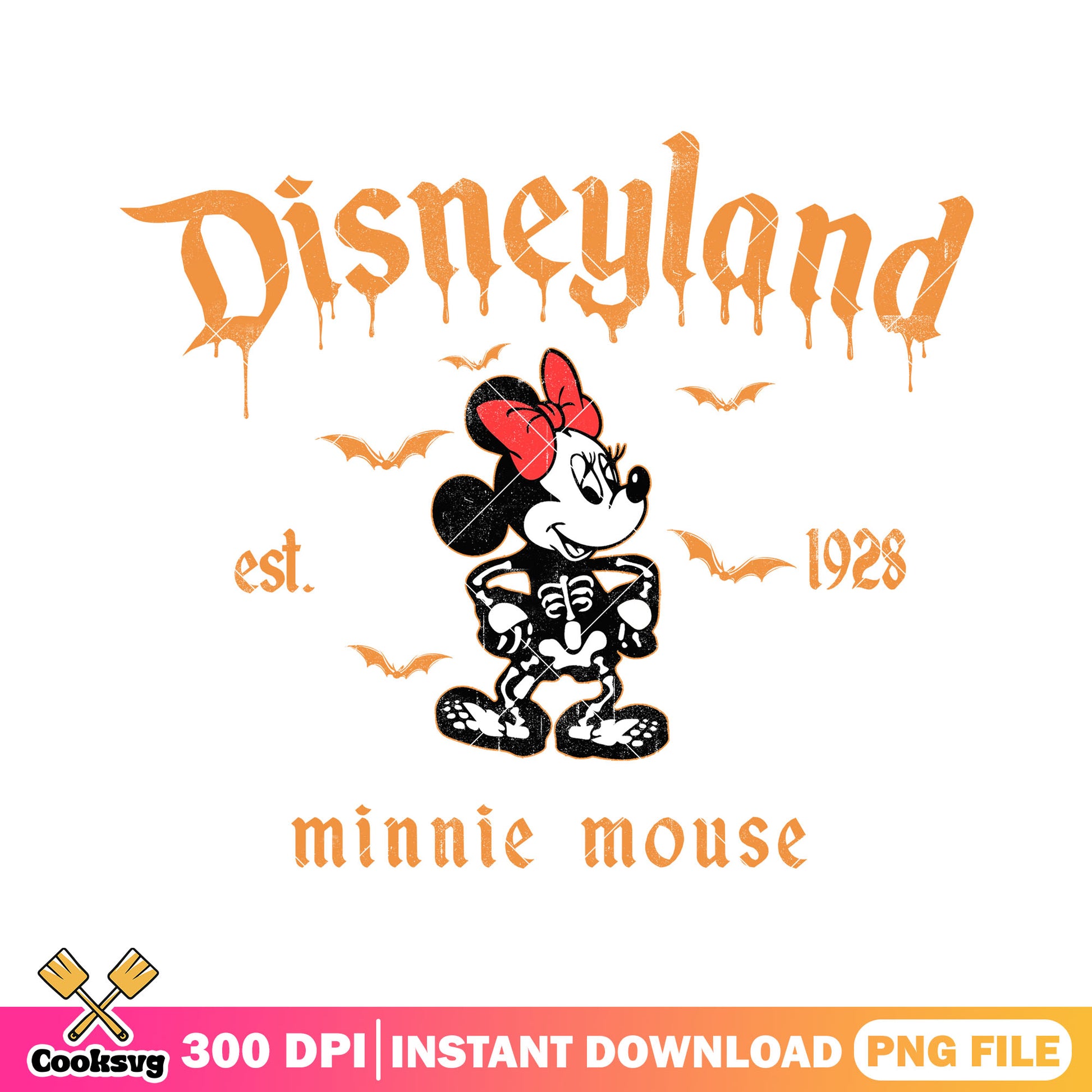 Costume skeleton minnie mouse png, disney png, halloween image png