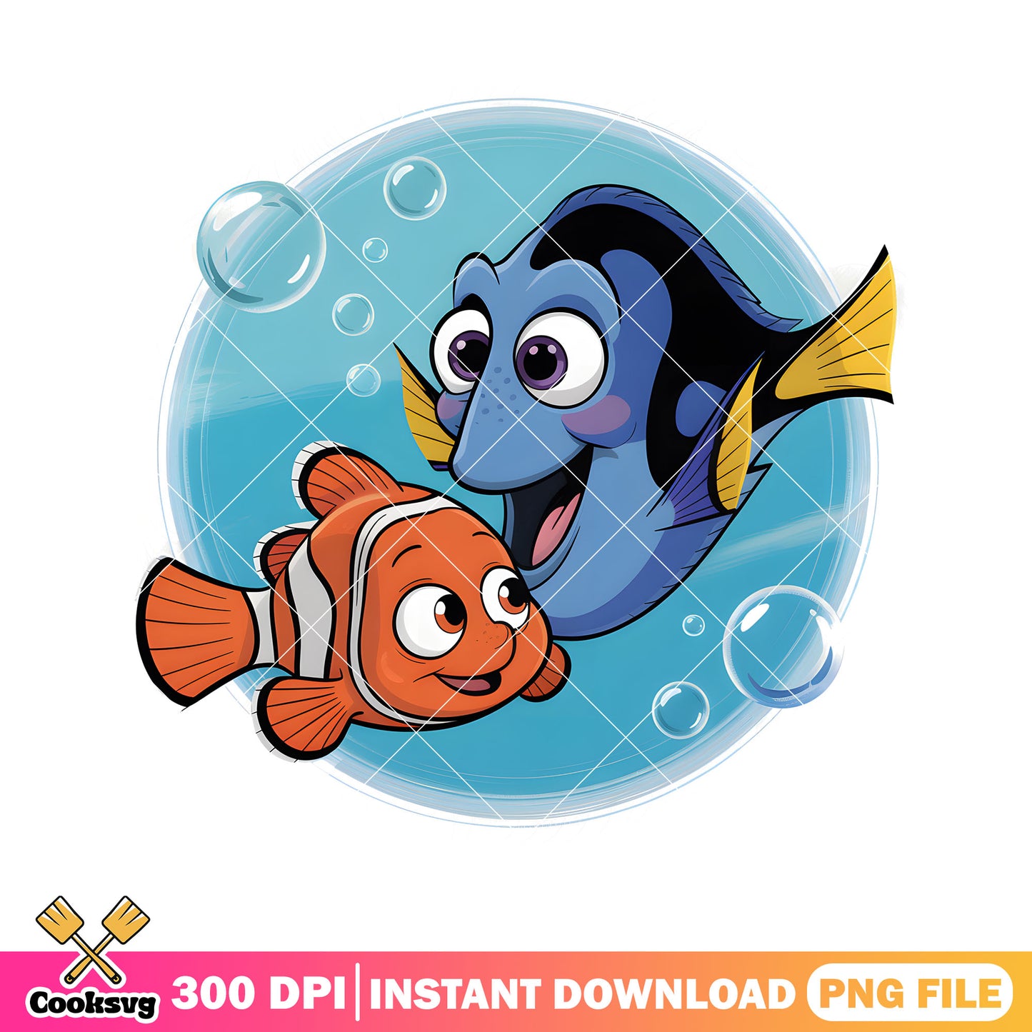 Couple dory marlin png, dory fish png, clownfish marlin png
