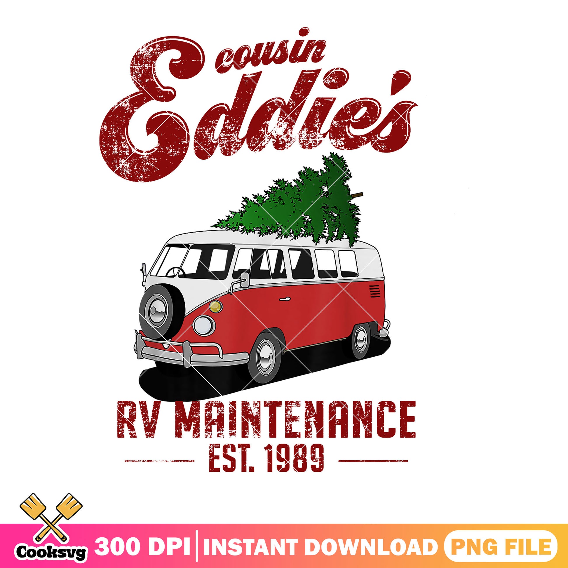 Cousin eddies  funny png, maintenance christmas png, vacation van png