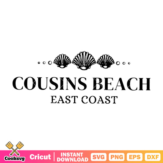 Cousins beach est coast svg, cousins beach​ svg, beach cousins​ svg