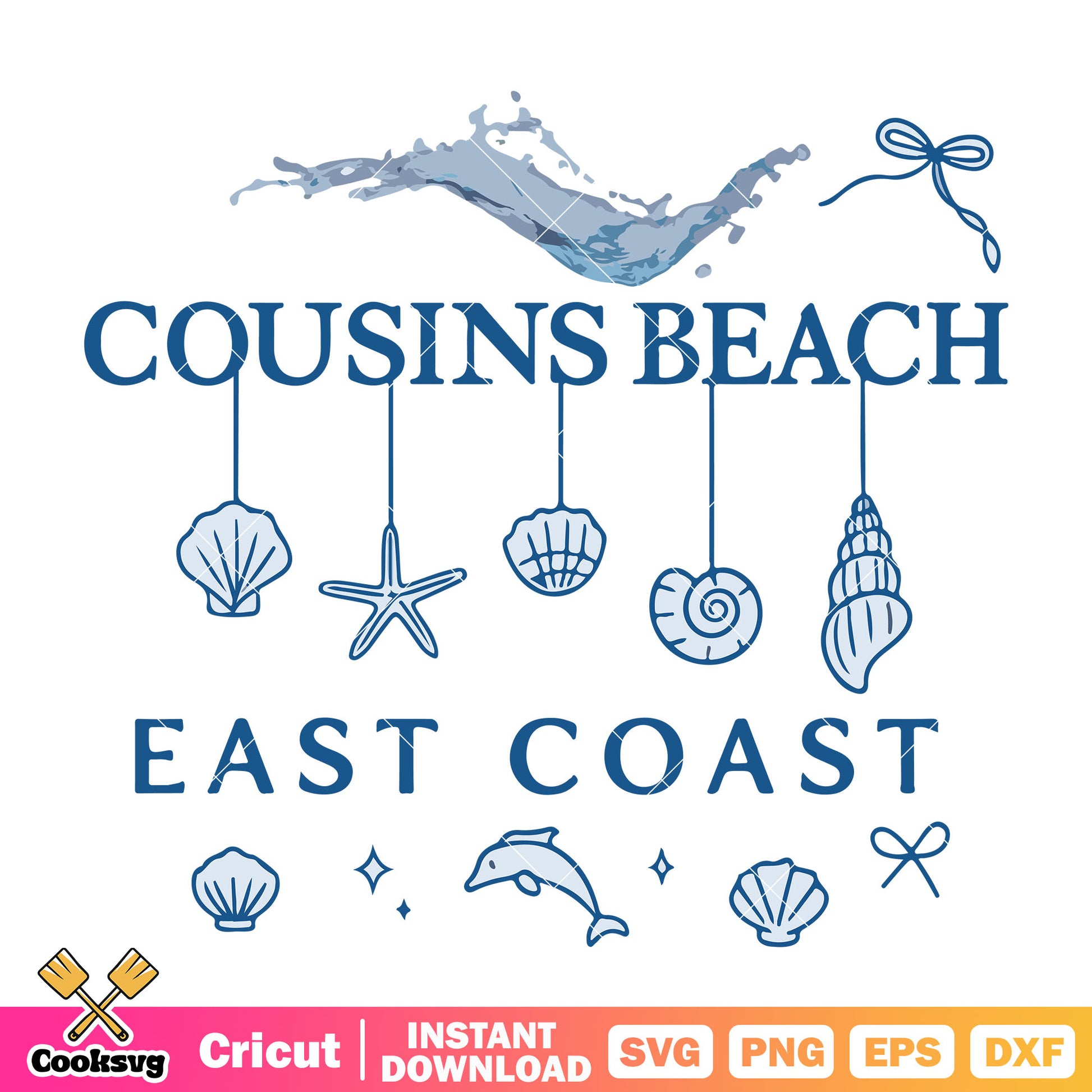 Cousins beach est coast svg file, cousins beach​ svg, beach cousins​ svg