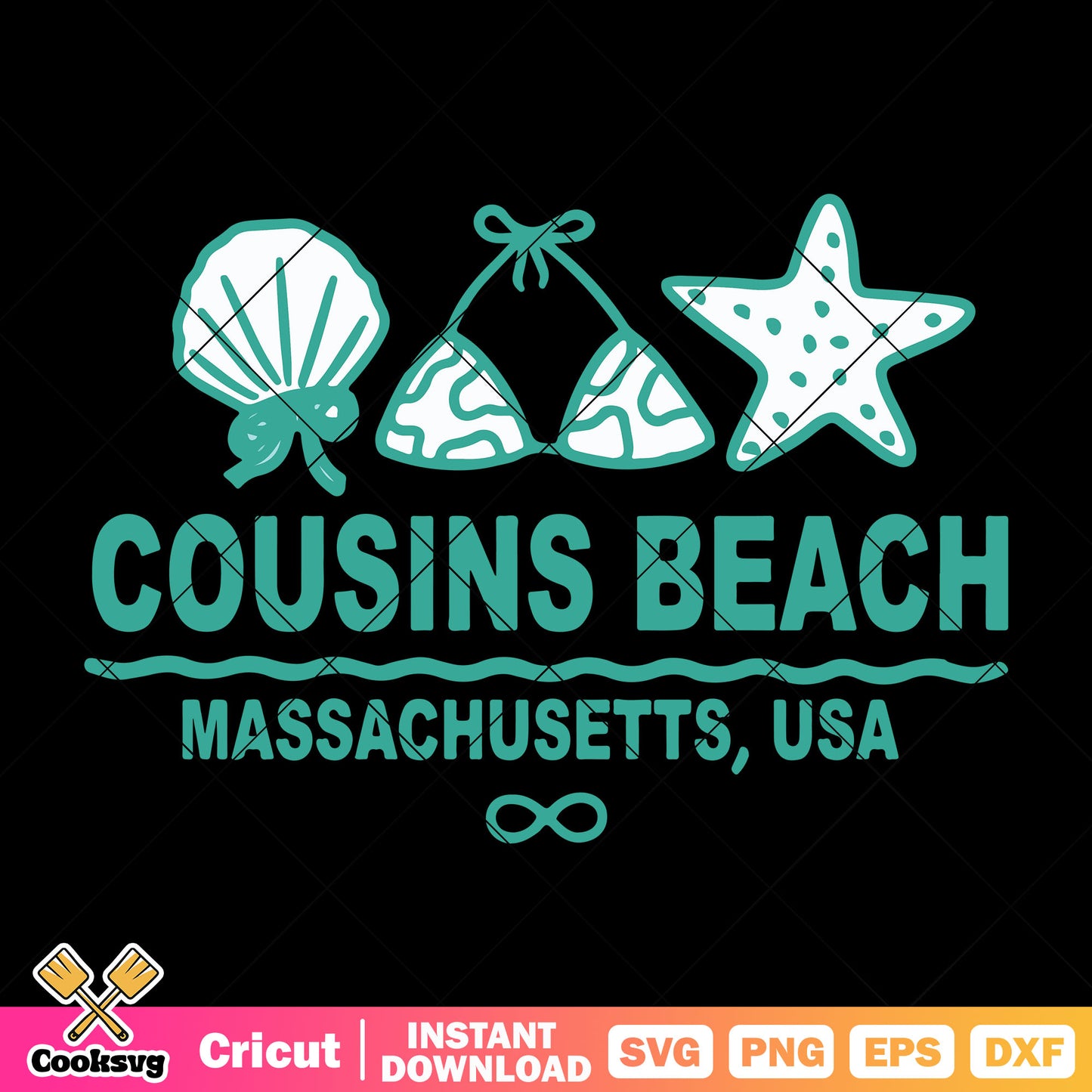Cousins beach in usa svg, cousins beach​ svg, usa beach svg