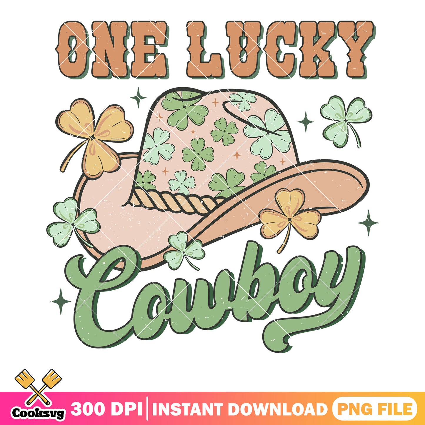 Cowboy lucky hat png, lucky howdy png, patricks season png