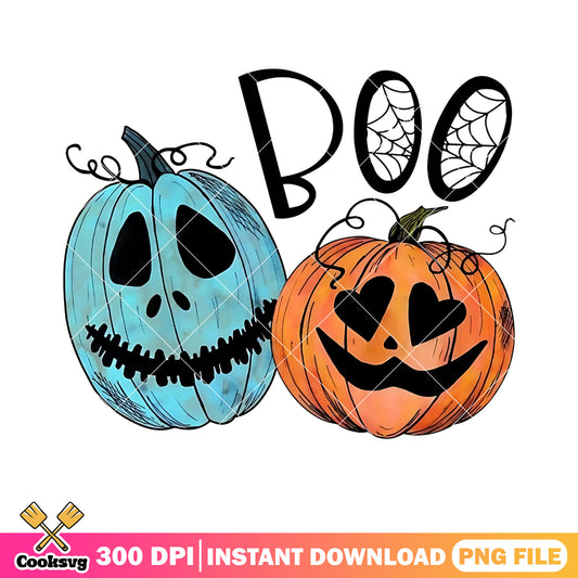 Creepy halloween png, wicker pumpkin png, boo icon png