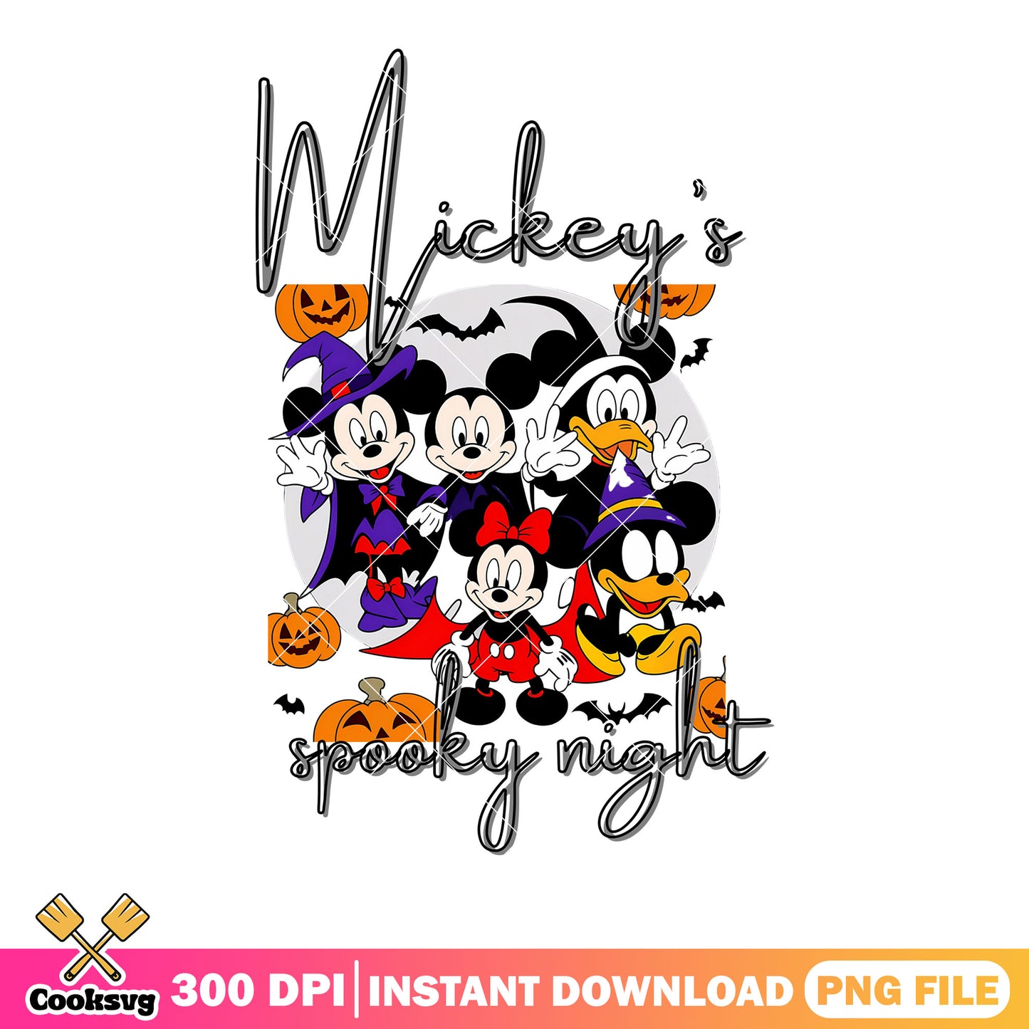 Creepy mickey mouse png, jack o lantern png, disney halloween png