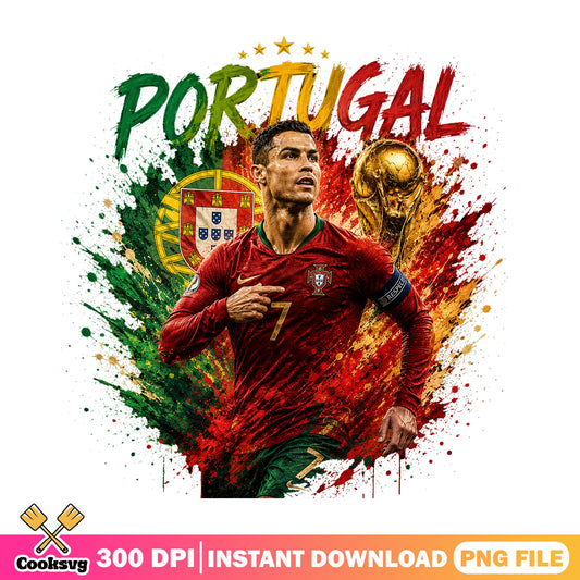 Cristiano Ronaldo Portugal Number 7 PNG, Soccer PNG, Football PNG