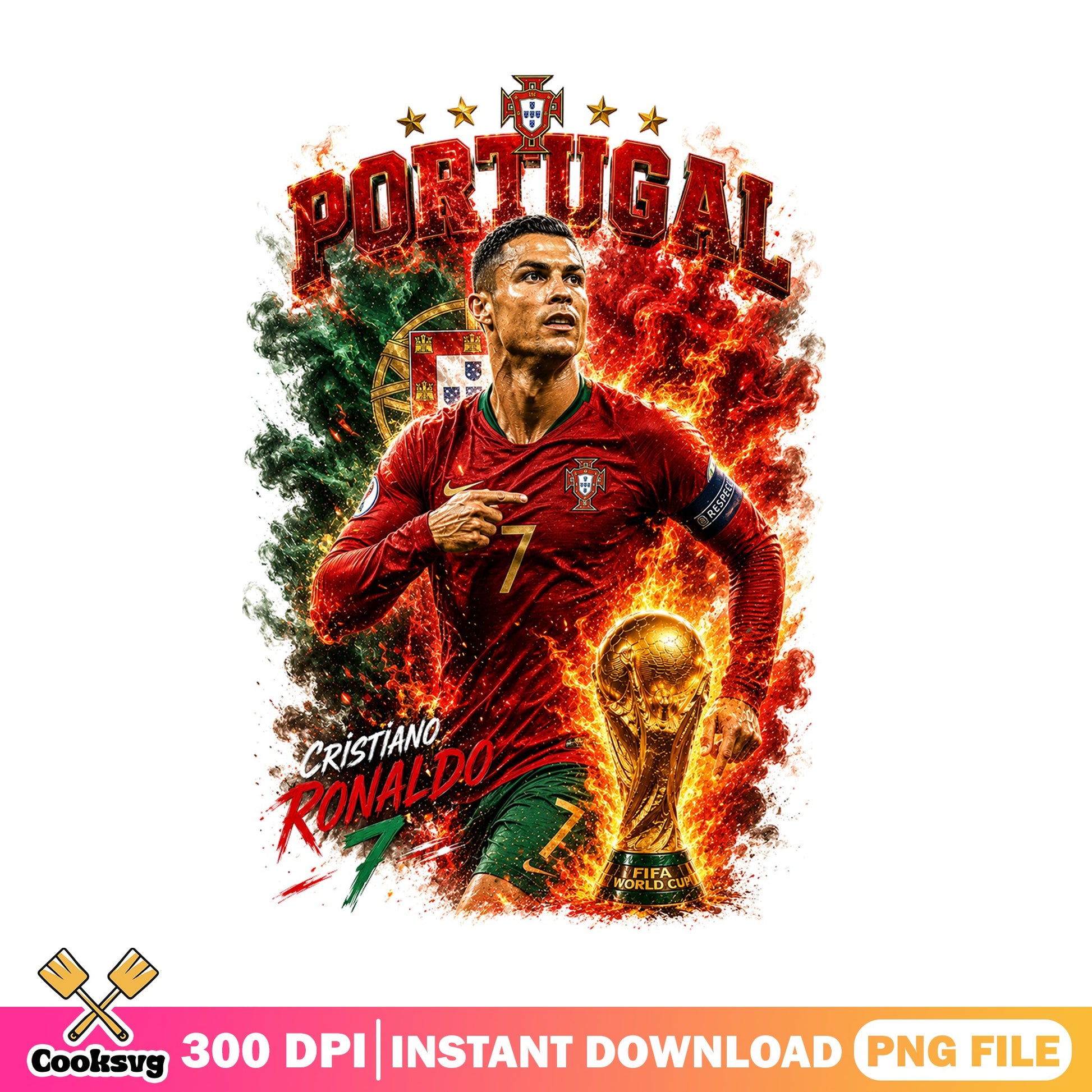 Cristiano Ronaldo Portugal PNG, CR7 World Cup PNG, Soccer PNG