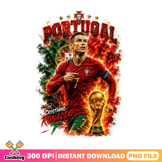 Cristiano Ronaldo Portugal PNG, CR7 World Cup PNG, Soccer PNG