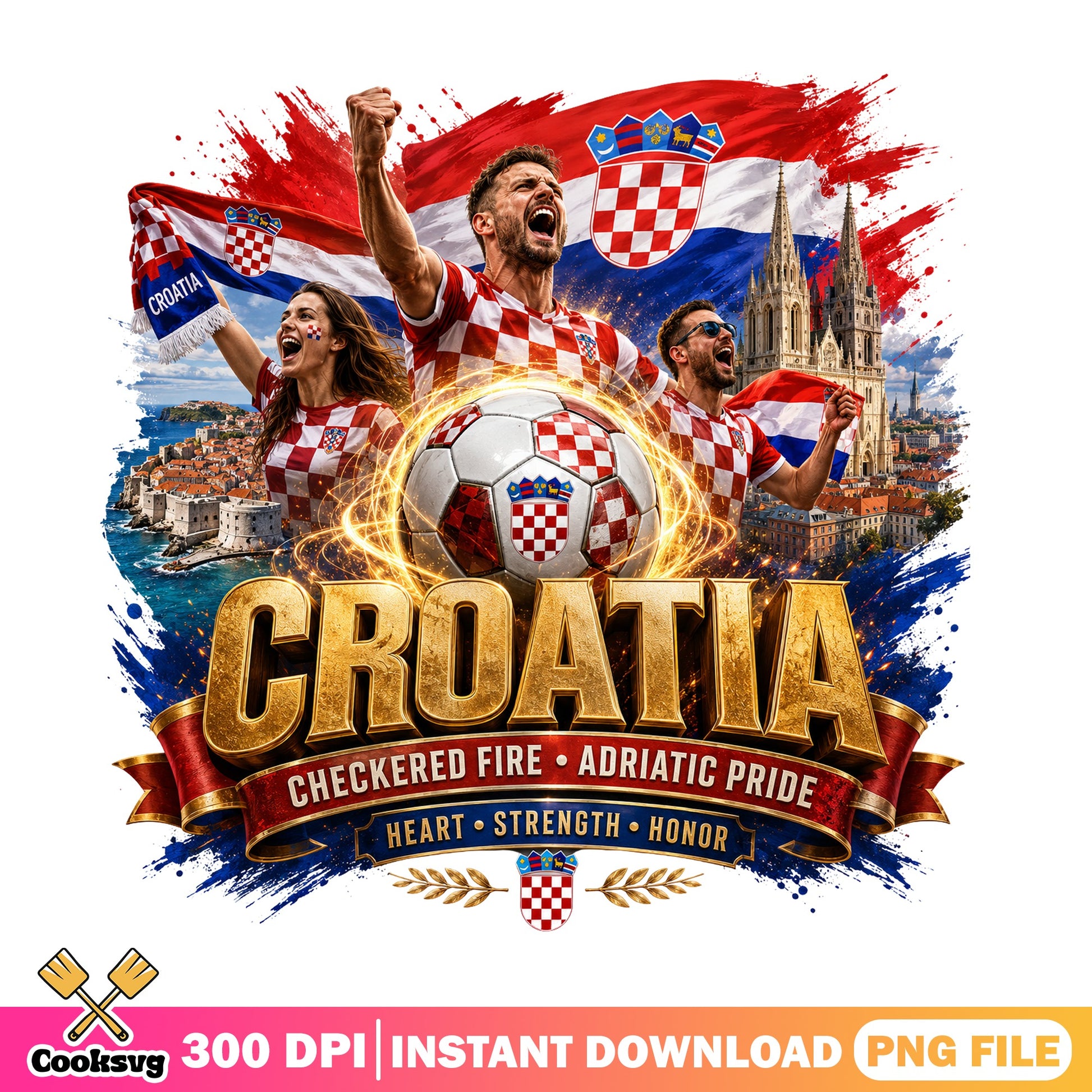 Croatia Soccer PNG, Croatian Football Fan Shirt, Croatia PNG