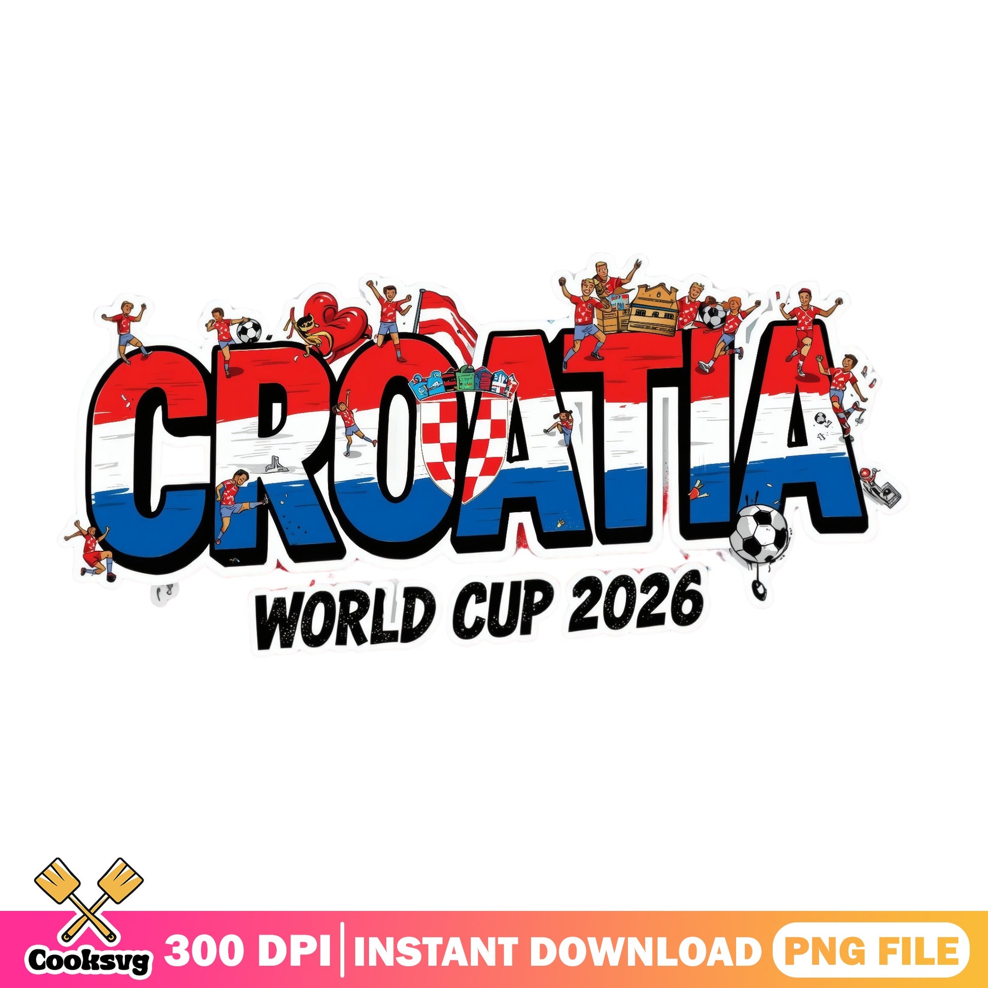 Croatia World Cup 2026 PNG, Croatia Soccer PNG, Football PNG