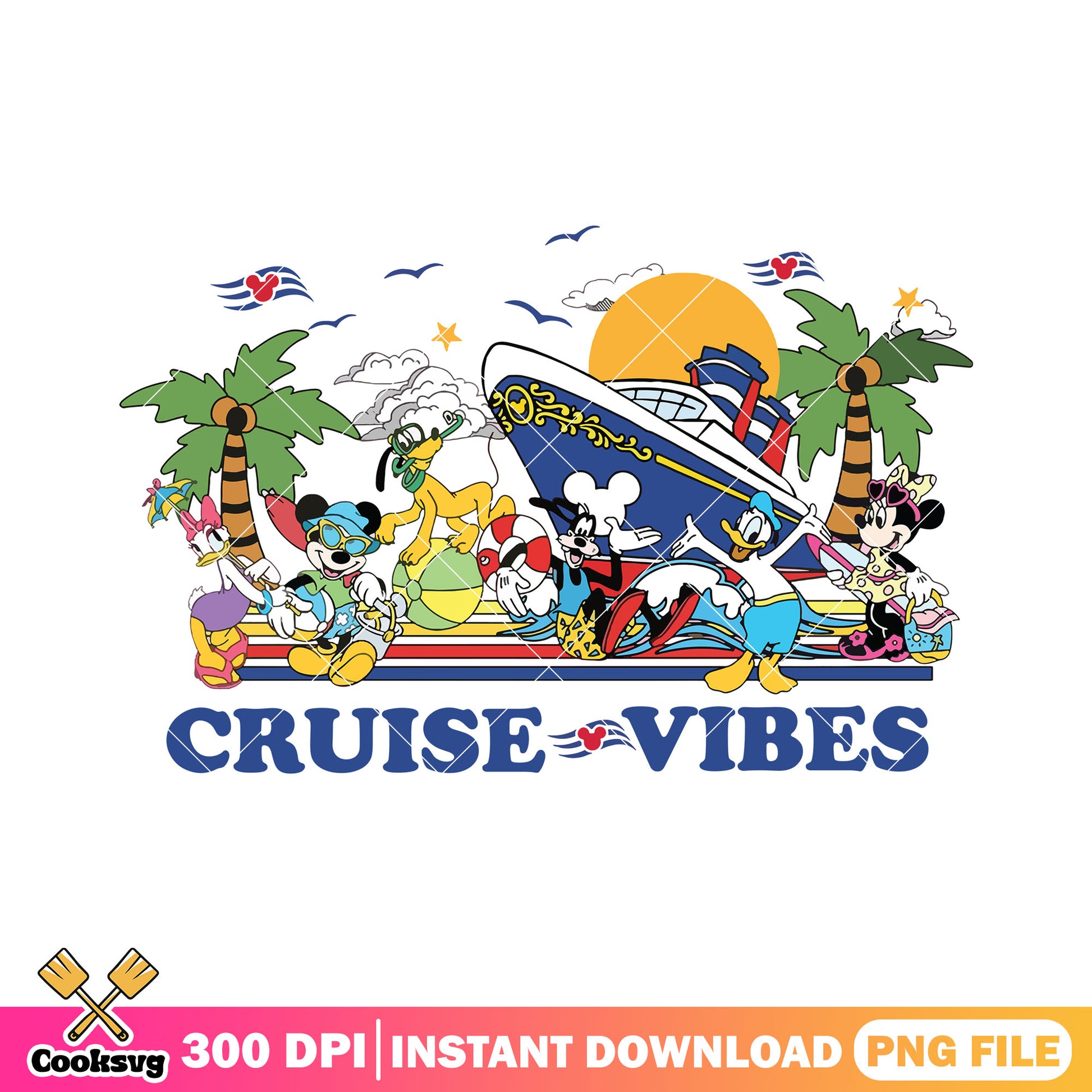 Cruise vibes friends png, mickey mouse funhouse​ png, disney cruise png
