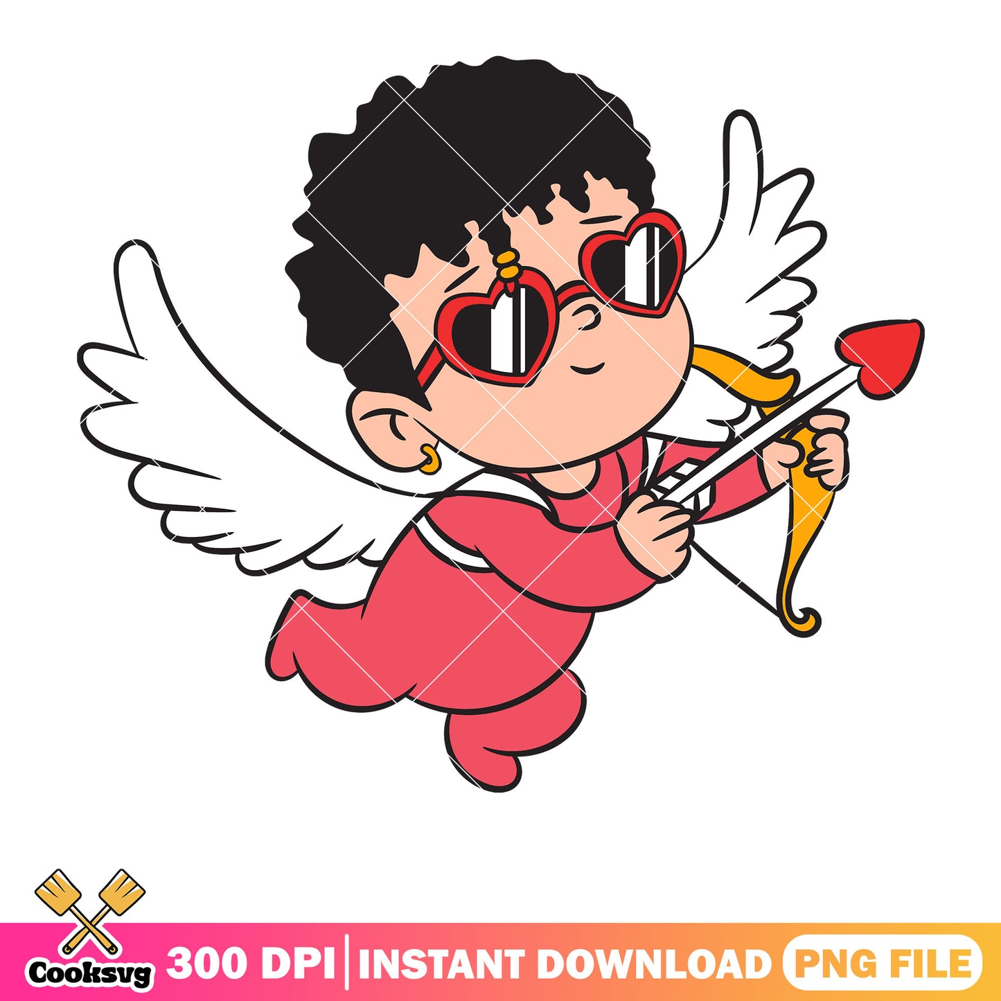 Cupid bad bunny benito png, cupid valentine png, bad bunny png