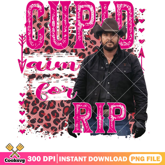 Cupid rip valentine yellowstone png, cupid valentine png