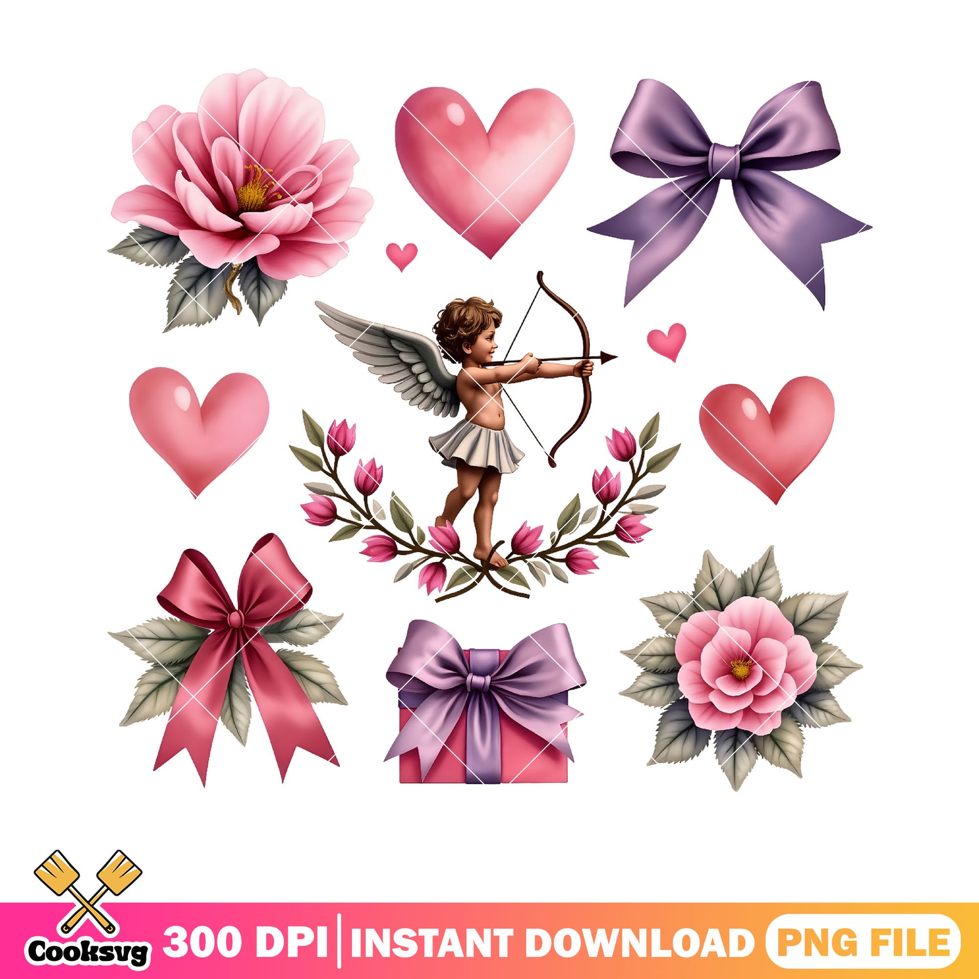 Cupid valentine stuff png, valentine vibes png, valentine cupid png