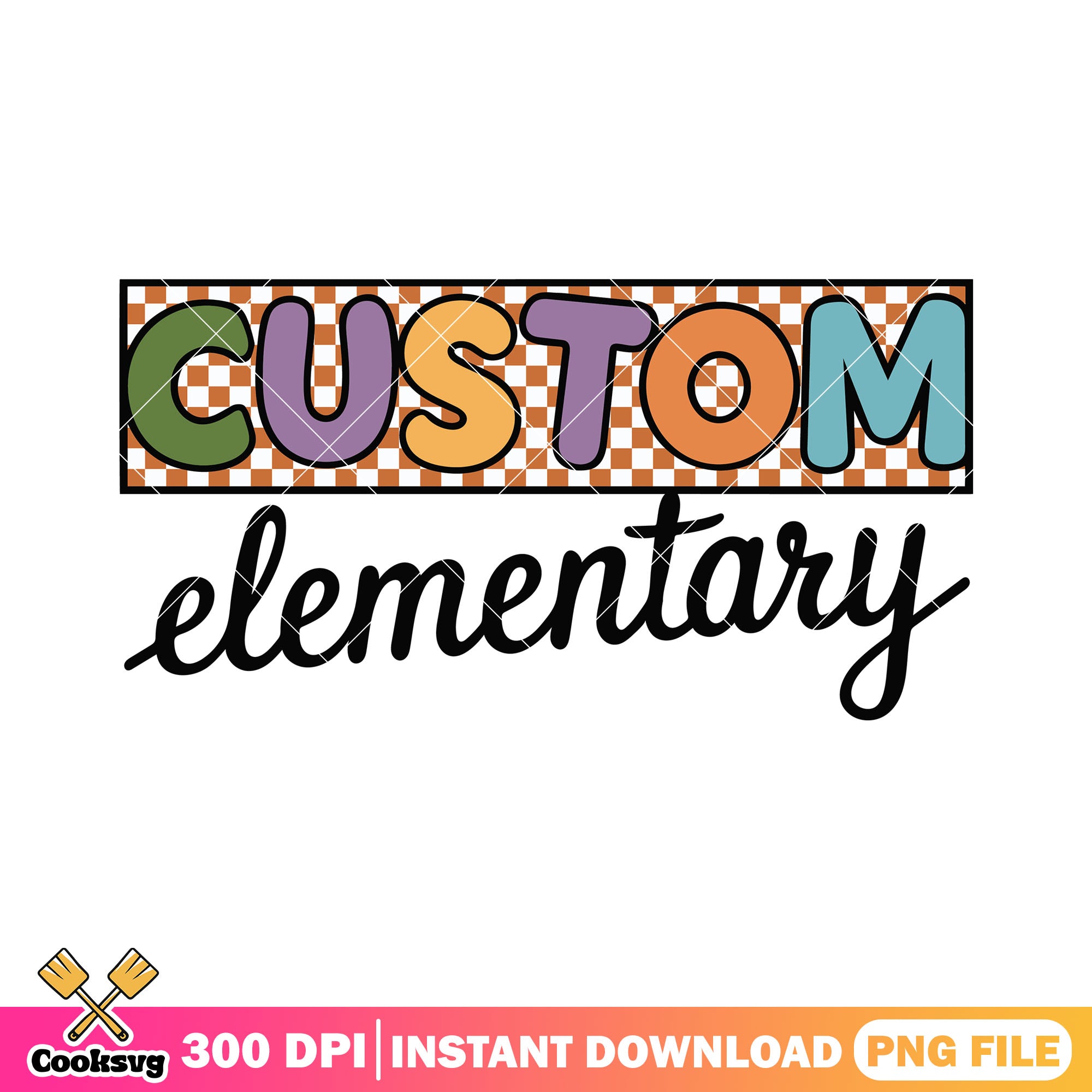 Custom elementary png, font design png, back to school idea png – Cooksvg