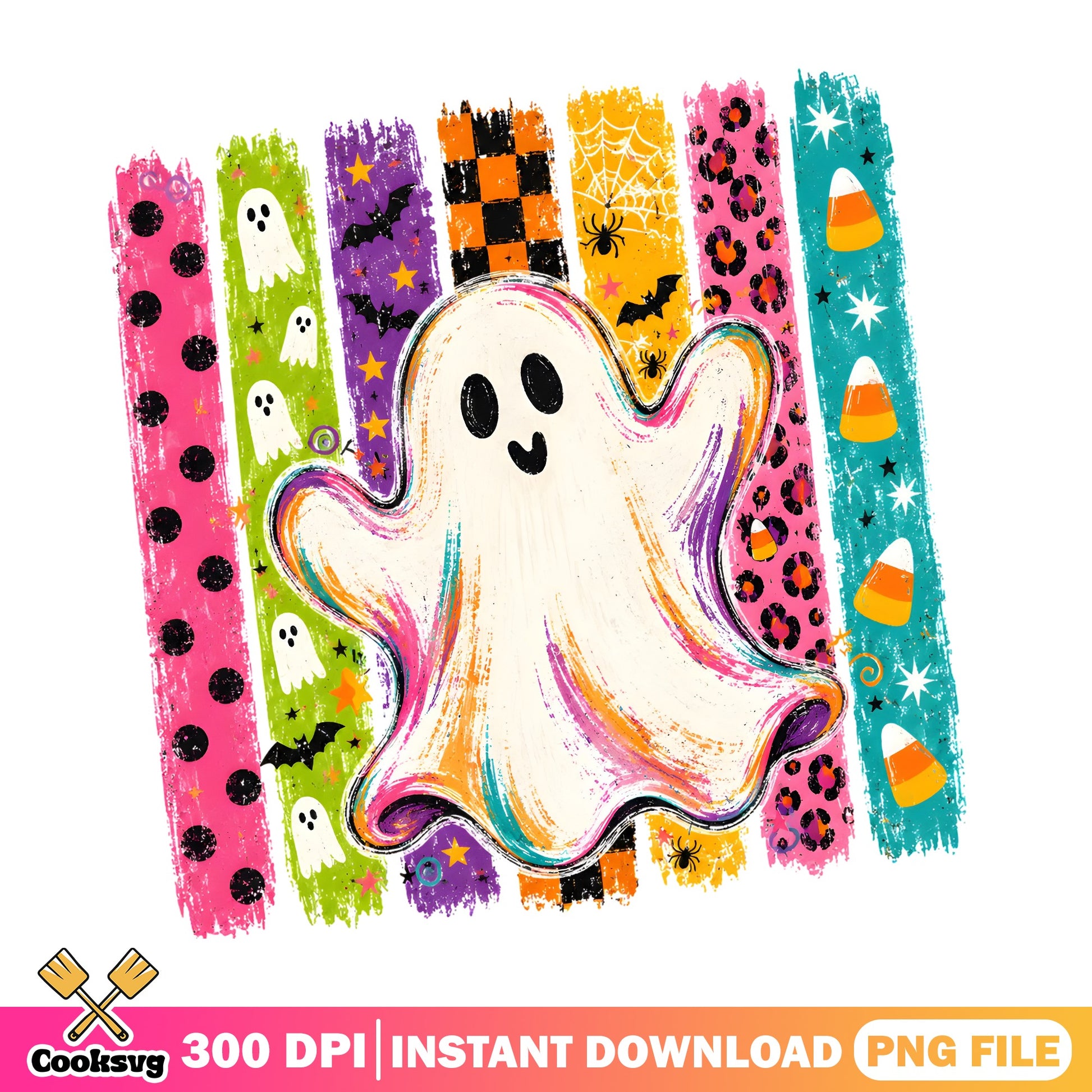 Cute Ghost Halloween PNG, Spooky Boo Halloween PNG, Ghost PNG