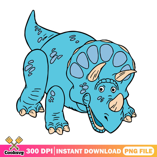 Cute Triceratops Dinosaur PNG, Dino Clipart, Kids Dinosaur PNG