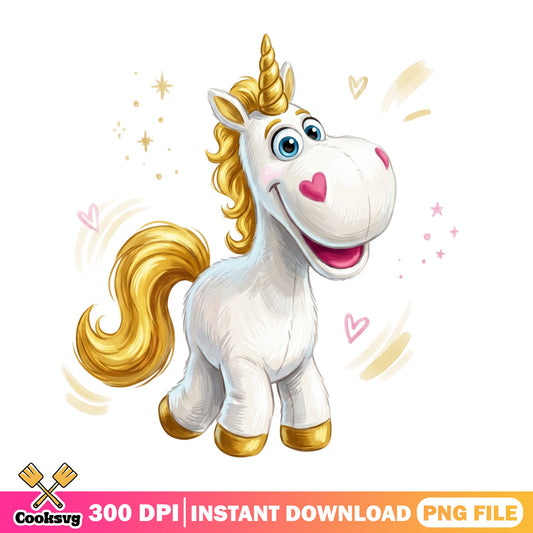 Cute Unicorn PNG, Magical Unicorn Clipart, Unicorn Girl PNG