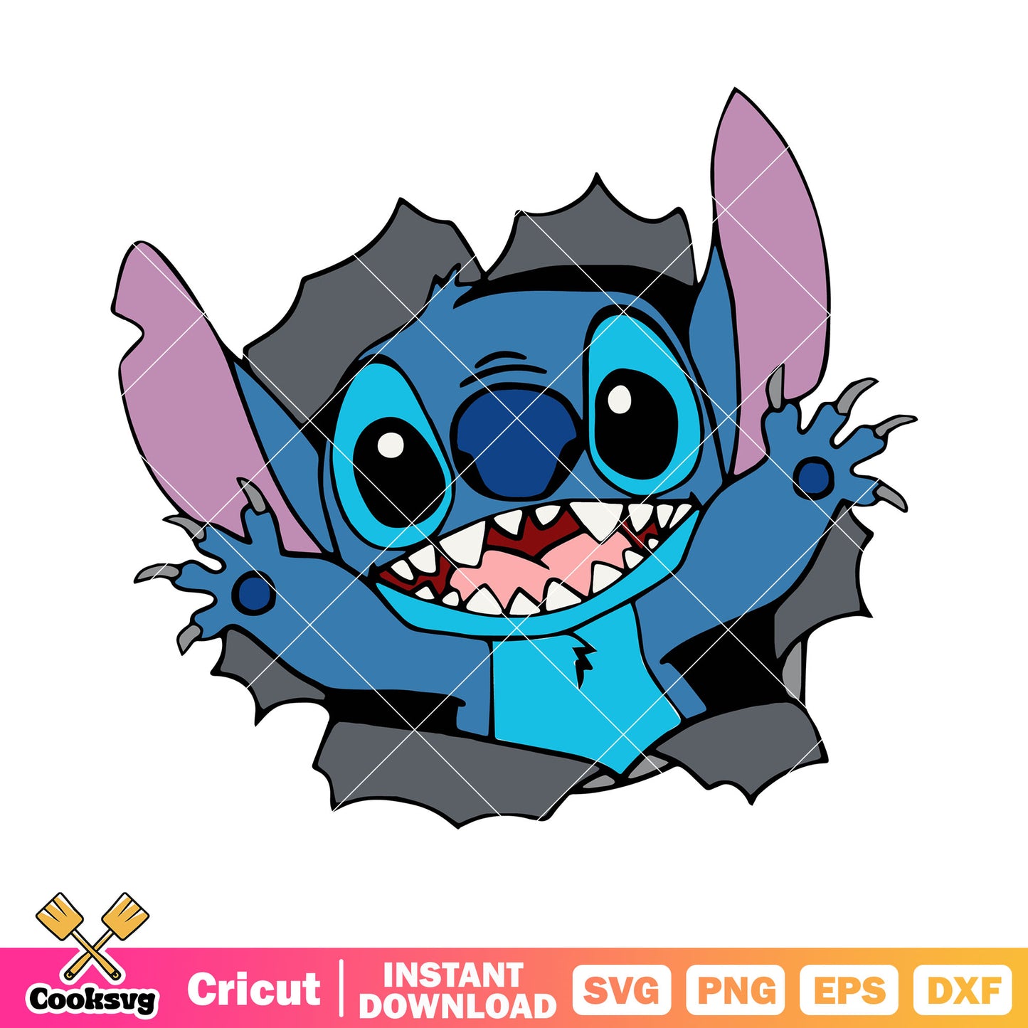 Cute alien svg, stitch and lilo movie svg, disney character svg